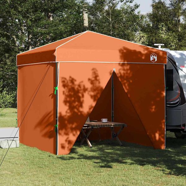 vidaXL Pavillon-Zelt Orange 243 x 243 x 251 cm Stoff 42007382