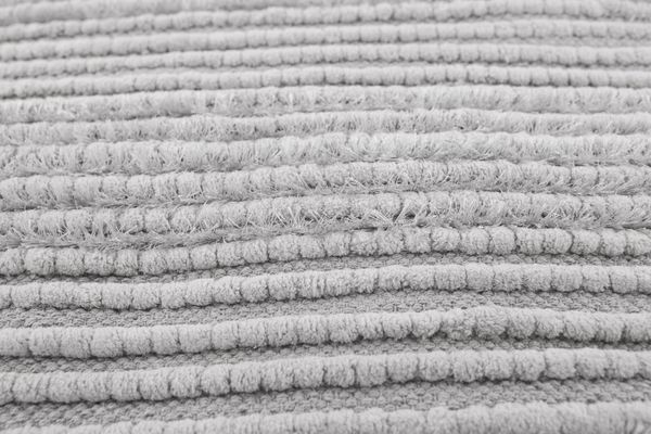 Heckett and Lane Badematte Solange 1 Badematte 70x120 cm 60% Baumwolle, 40% Polyester Light Grey