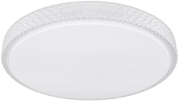 LED Deckenleuchte, Kristalle, Sterneneffekt, dimmbar, D 60 cm