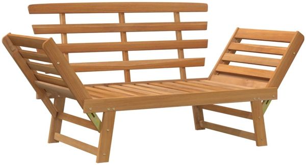vidaXL Gartenbank 2-in-1 190 cm Massivholz Akazie 316471 Bild 7