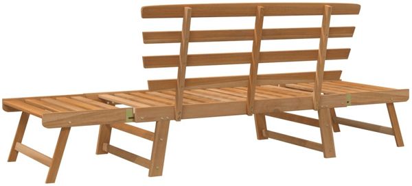 vidaXL Gartenbank 2-in-1 190 cm Massivholz Akazie 316471 Bild 5