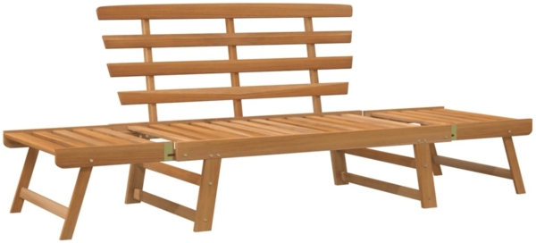 vidaXL Gartenbank 2-in-1 190 cm Massivholz Akazie 316471
