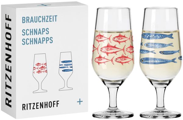 Ritzenhoff 3871002 Schnapsglas-Set #3, #4 BRAUCHZEIT Daniela Garreton 2023