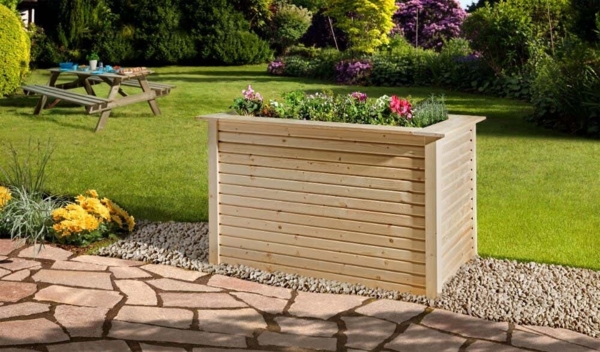 WEKA Profi-Hochbeet "wekaLine" Hochbeet aus Holz Juwel Pflanzenaufzucht