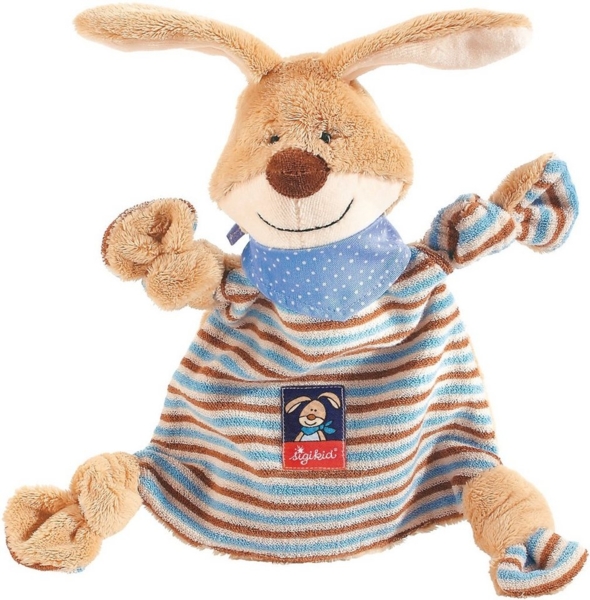 Sigikid Schnuffeltuch Semmel Bunny, Made in Europe