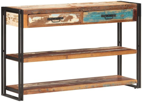 vidaXL Sideboard 120x30x75 cm Recyceltes Massivholz 321804