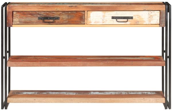 vidaXL Sideboard 120x30x75 cm Recyceltes Massivholz 321804 Bild 2
