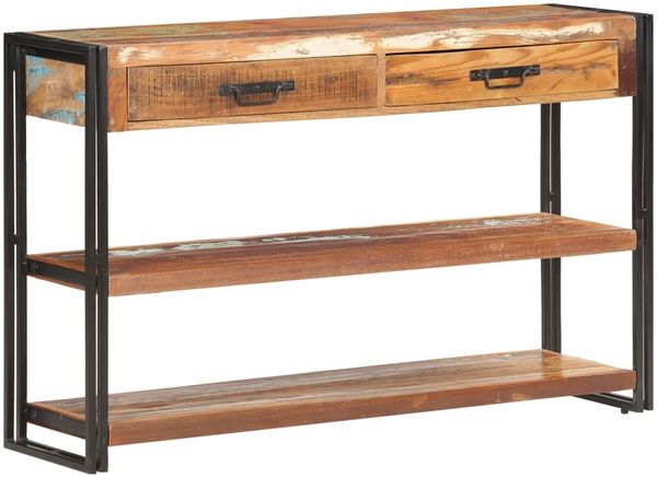 vidaXL Sideboard 120x30x75 cm Recyceltes Massivholz 321804 Bild 8