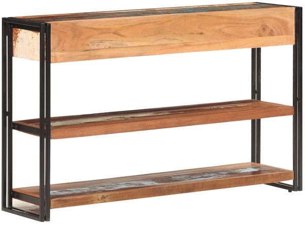 vidaXL Sideboard 120x30x75 cm Recyceltes Massivholz 321804 Bild 4