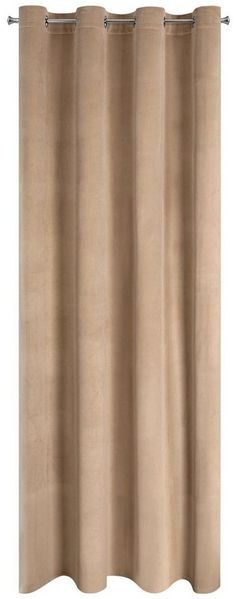 Design91 Vorhang Samtvorhänge 140x250 cm (1 St), Ösen, blickdicht, Samt, Wohnzimmer