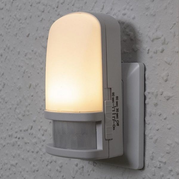 ChiliTec LED Nachtlicht LED Nachtlicht mit Bewegungsmelder 230V On/Off/Aut