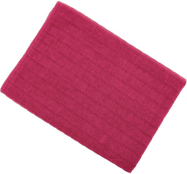 8er-Set Microfaser Geschirrtücher weich saugfähig fussel frei 45x65cm Pink Bild 2