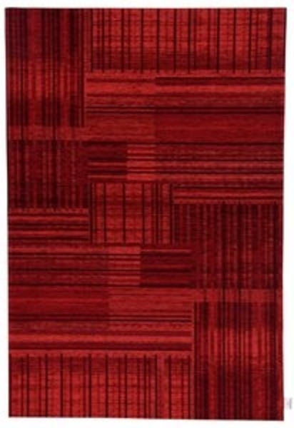 TOM TAILOR Teppich Stripy Pat, rechteckig, Höhe: 5 mm, Flachgewebe, modernes Patchworkdesign, gestreift, Chenille, Wohnzimmer Bild 6