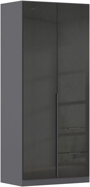 OTTO home Drehtürenschrank Kleiderschrank Schrank Garderobe AGORDO mit Dekor- oder Hochglanzfront (in zwei Griff-Farben, Breiten 91-360 cm) mit Außenschubkästen, in 7 Breiten und 2 Höhen MADE IN GERMANY