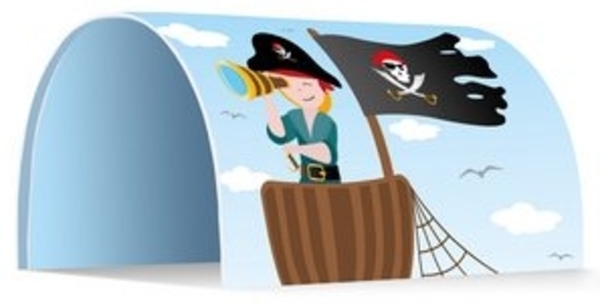 Tunnel "Pirat Luan" für Hoch- und Etagenbetten Bild 4