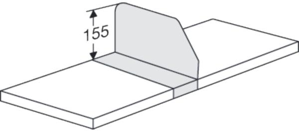 Kerkmann Fachteiler verschiebbar für Büro-Regal Progress 500 Tiefe 60c