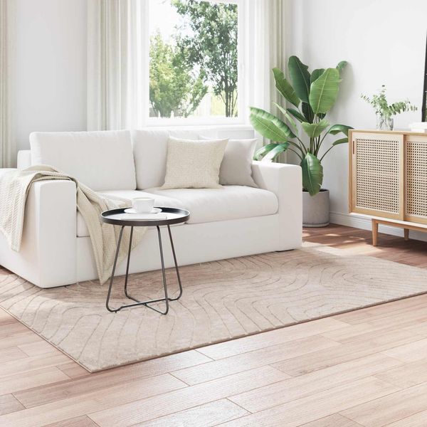 vidaXL Bereichsteppiche PALMERAS Beige 120 x 170 cm Polyester 42022637