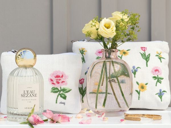 Greengate Geschirrtuch 50x70 cm mit Druck Agnes white 100 % Baumwolle
