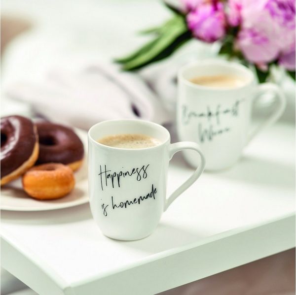 Villeroy & Boch Statement Becher mit Henkel Happiness Is Homemade