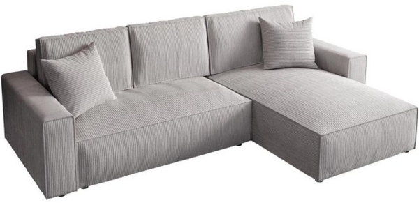Beautysofa Ecksofa PARYS, mit Schlaffuntion, Bettkasten, mit universelle Ottomane Bild 4