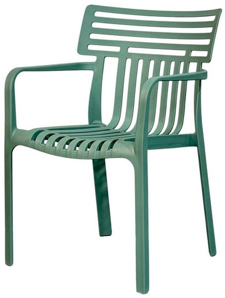 Floordirekt Gartenstuhl Designstuhl Terrano stapelbar aus Kunststoff wetterfest UV-beständig (1 Stuhl oder 6-er Set), verschiedene Farben