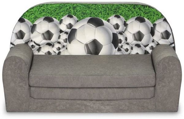 FORTISLINE Kindersitzgruppe Kindersofa "MINI" Kindercouch zum Aufklappen W386