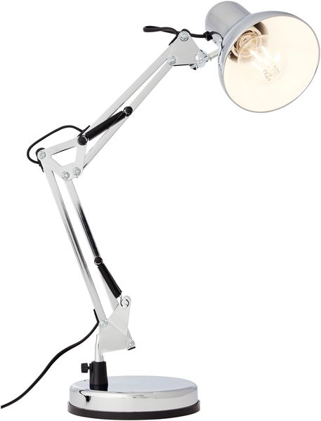 Brilliant Leuchten No. 92706-15 Tischleuchte Henry E27 chrom