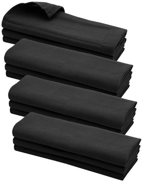 Engelland Geschirrtuch Küchentuch, (Vorteils-Set, 12-tlg, Rippenstruktur), 100 % Baumwolle, integrierte Aufhängeschlaufe, 70x50 cm, saugfähig