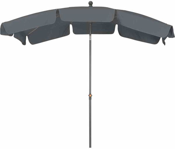 Tropico Mittelstockschirm anthrazit/grau 210x140cm