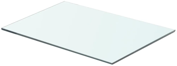 vidaXL Regalböden 2 Stk. Glas Transparent 50x30 cm 3051561