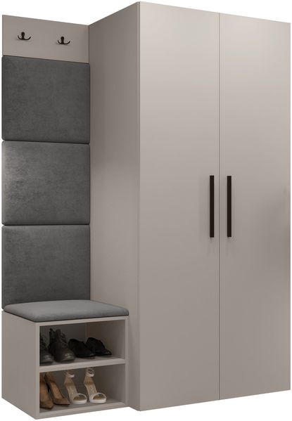 Garderoben-Set Mapreni IV (Farbe: Cashmere, Manila 16)