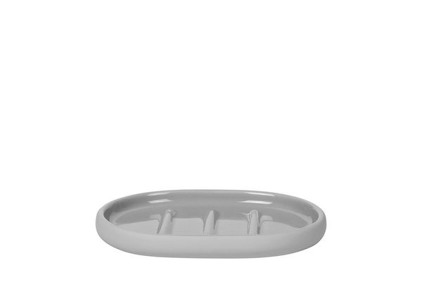 blomus Seifenschale -SONO- Elegante Seifenschale: Minimalistisches Design, Soft-Touch, Breite: 10 cm, aus Keramik, Soft-Touch, Keramik, Pflegeleicht, Stilvolles Design, 10x13 cm