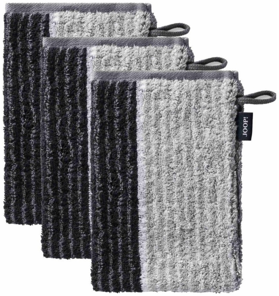 JOOP! Waschlappen Unisex Waschlappen 3er Pack Baumwolle Doubleface, Frottier (Packung, 3-St)