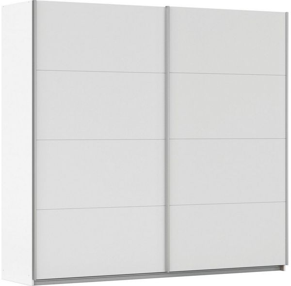 OTTO home Schwebetürenschrank Kleiderschrank Schrank Garderobe Schlafzimmerschrank THANOS (3 verschiedene Ausstattungen BASIC/CLASSIC/PREMIUM (inkl. SOFT-CLOSE) Optional mit Spiegel, Metall-Griffleisten alufarben MADE IN GERMANY