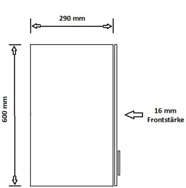 Küche 'Dave XL 300 cm' Küchenzeile, Sonoma Eiche/ Trüffel, 85 x 60 x 300 cm Bild 5