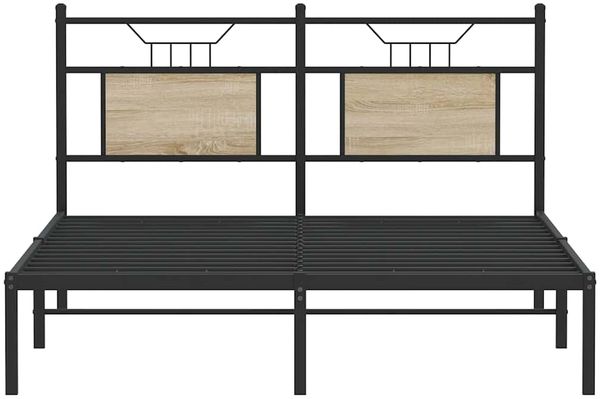 vidaXL Bettgestell ohne Matratze Sonoma-Eiche 140x200 cm Holzwerkstoff 4106793 Bild 6