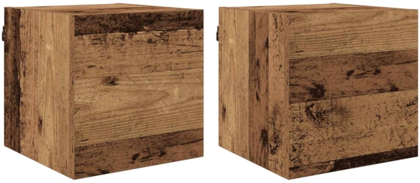 vidaXL TV-Schränk Altholz 30,5 x 30 x 30 cm Holzwerkstoff 8003720