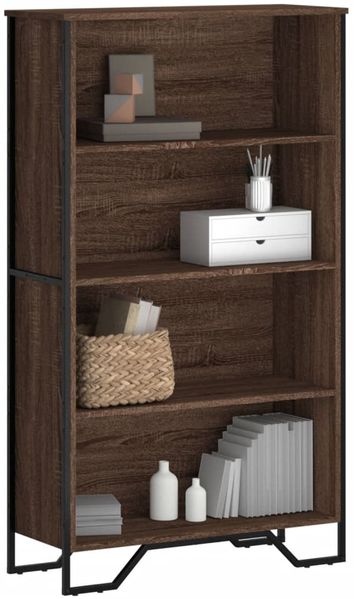 vidaXL Bücherregal Braun Eichen-Optik 80x31x137,5 cm Holzwerkstoff 848633