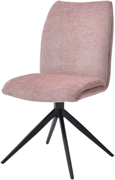 Bisley Easy Meet F Besucherstuhl ohne Armlehne, Polsterstuhl in pastell pink - Stuhl bis 120 kg belastbar & 360° drehbar, Esszimmerstühle, Konferenzstuhl, Bistrostuhl für Esszimmer, EMF-720