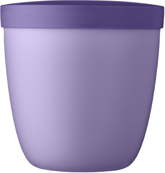 Mepal - Snackpot Ellipse - Praktischer Behälter zur Aufbewahrung & für Transport von Lebensmittel - Tiefkühltauglich - Spülmachinenfest - 500 ml - Vivid Lilac