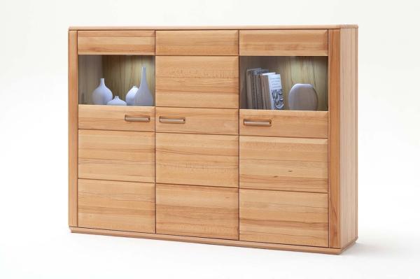 Highboard Sena - Kernbuche massiv