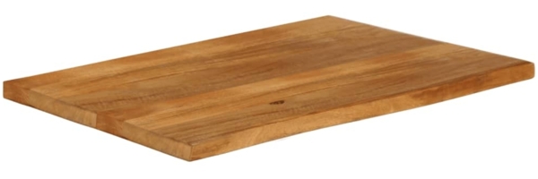 vidaXL Tischplatte mit Baumkante 100x60x2,5 cm Massivholz Mango 370550