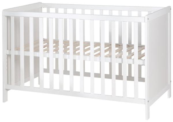 roba Möbelset 'roba Style' - Wickeltisch + 2in1 Baby- & Beistellbett - Weiß Bild 3