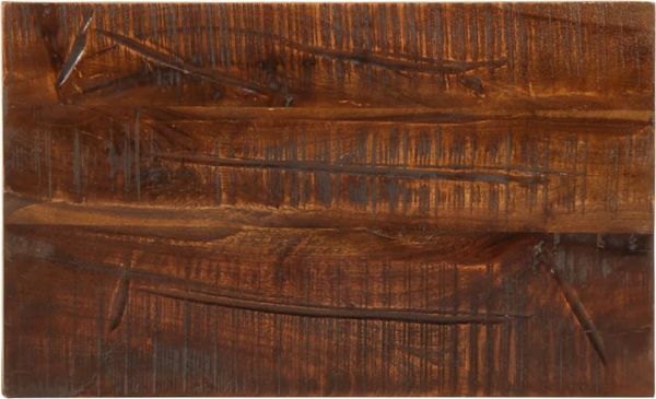 vidaXL Tischplatte 50x30x3,8 cm Rechteckig Altholz Massiv 371227
