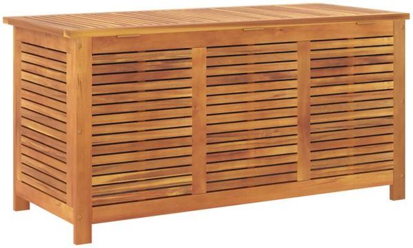 vidaXL Gartenbox mit Lüftungsschlitzen 113x50x56 cm Massivholz Akazie 365841 Bild 7