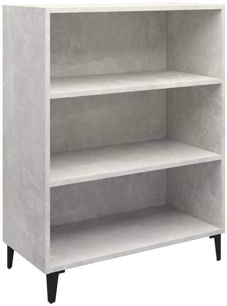 Sideboard Betongrau 69,5 x 32,5 x 90 cm Holzwerkstoff [812253] Bild 2