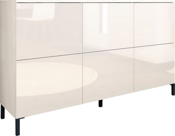 borchardt Möbel Kommode Haama, Sideboard mit Metallfüßen, Push-to-open-Technik, Breite 139 cm, Breite 139 cm