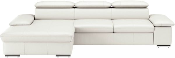 sit&more Ecksofa Valantine L-Form, B: 286 cm, mit Arm- & Kopfteilverstellung, optional mit Bettfunktion