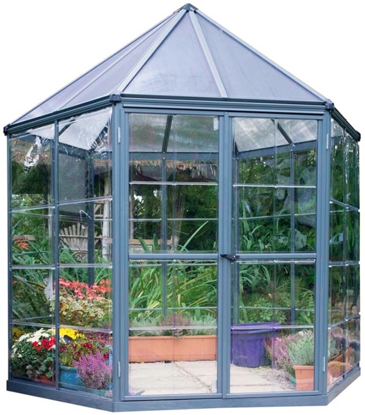 Palram - Canopia Aluminium Gewächshaus Oasis Set | Bild 2