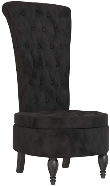 vidaXL Schlafsessel Schwarz 56,5 x 70 x 110 cm Samt 42020690